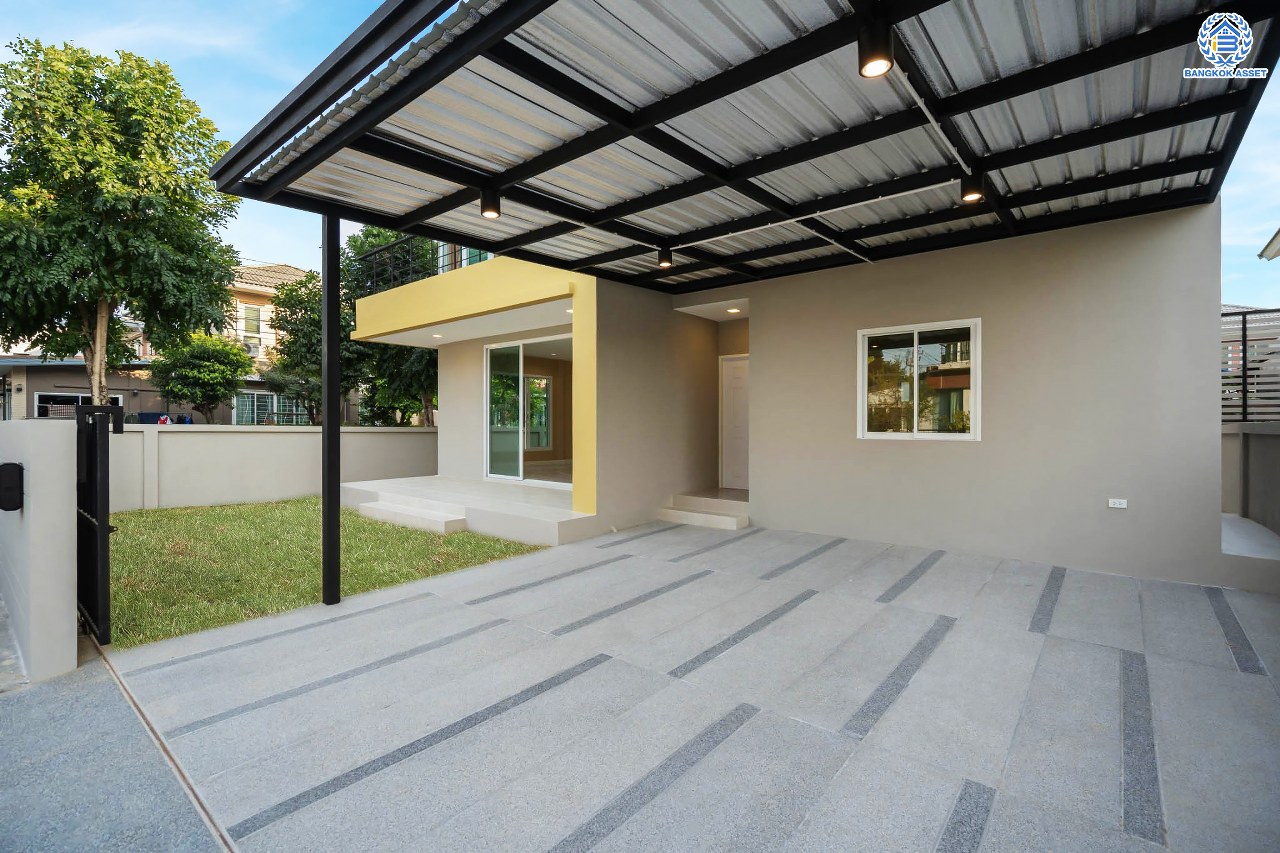 บ้านมือสองตกแต่งใหม่ โครงการ ดีซิโอ้ อรดา ราชพฤกษ์ หลังมุม เนื้อที่ 50.6 ตร.ว. ตอบโจทย์ทุกการอยู่อาศัย ฟังก์ชัน 3 ห้องนอน 3 ห้องน้ำ 2 ที่จอดรถ บรรยากาศเงียบสงบ บนทำเลเดินทางสะดวก เชื่อมต่อหลายเส้นทาง ใกล้รถไฟฟ้าสายสีม่วง "สถานีบางรักใหญ่"